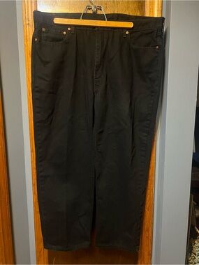 NWOT Levi's 550 Men's 42 x 29 Black Relaxed Fit Jeans